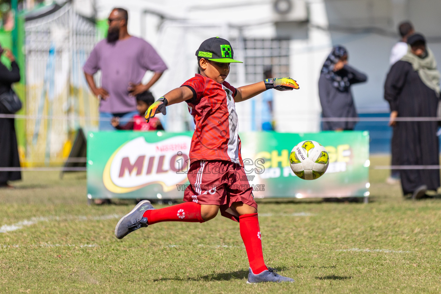 Day 2 of MILO Academy Championship 2025 was held on Friday, 14th February 2025 in Henveiru Stadium.
Photos: Mohamed Mahfooz Moosa / Images.mv