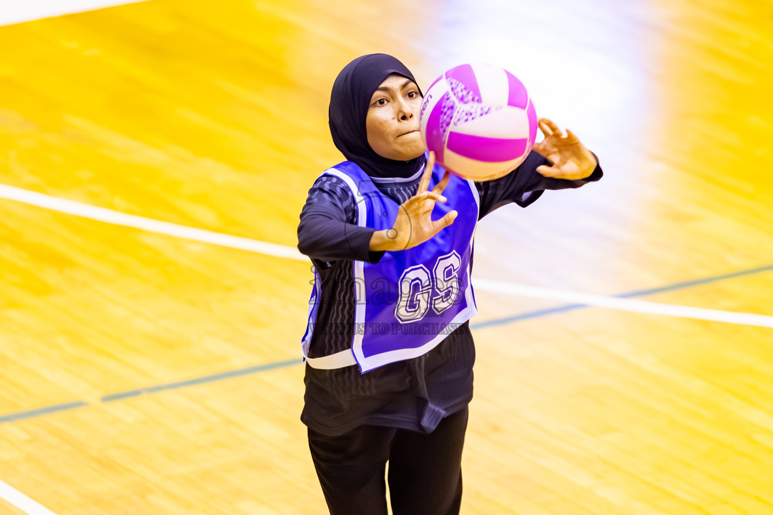 C Green Streets vs SC Shinning Star in Day 5 of 24th Milo Netball Association Championship held in Social Center at Male', Maldives on Friday, 5th September 2025. Photos: Nausham Waheed / images.mv