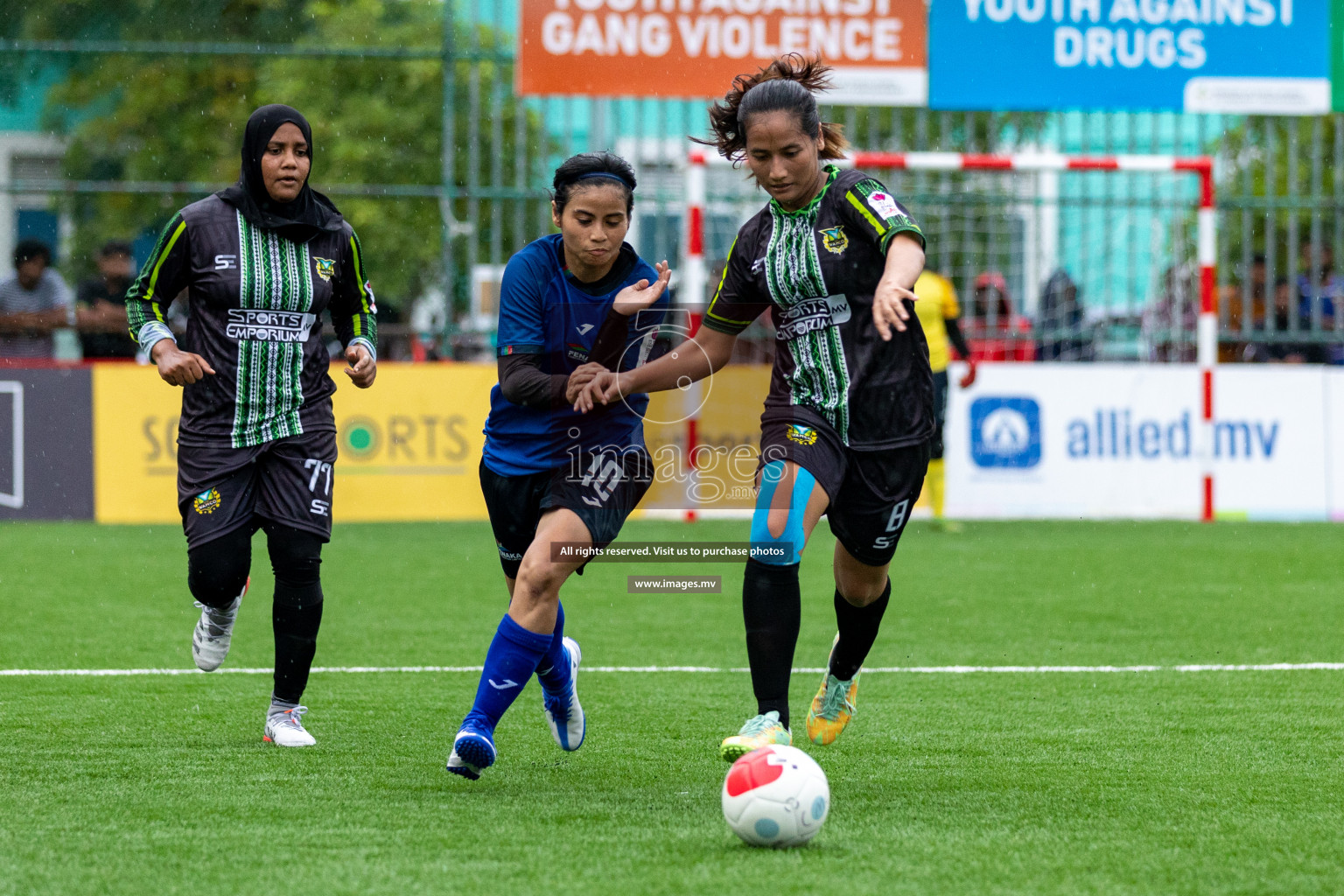 WAMCO vs Team Fenaka in Eighteen Thirty Women's Futsal Fiesta 2022 was held in Hulhumale', Maldives on Friday, 14th October 2022. Photos: Hassan Simah / images.mv