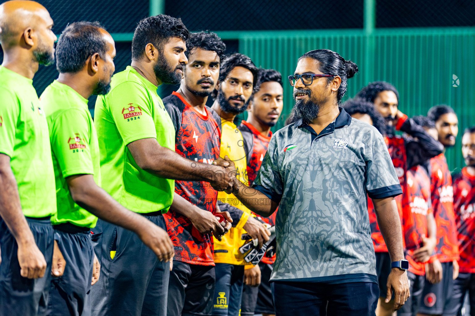 Falcons vs Banafsaa Kanmathi in Day 8 of BG Futsal Challenge 2024 was held on Tuesday, 19th March 2024, in Male', Maldives Photos: Nausham Waheed / images.mv