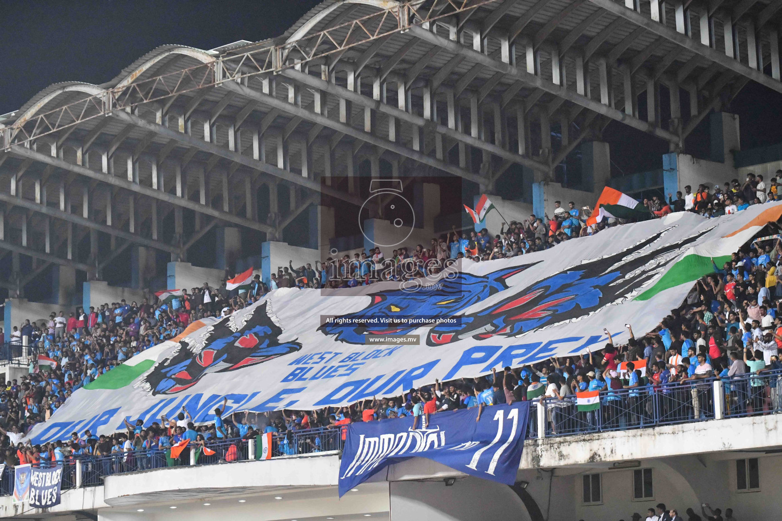 Kuwait vs India in the Final of SAFF Championship 2023 held in Sree Kanteerava Stadium, Bengaluru, India, on Tuesday, 4th July 2023. Photos: Nausham Waheed / images.mv