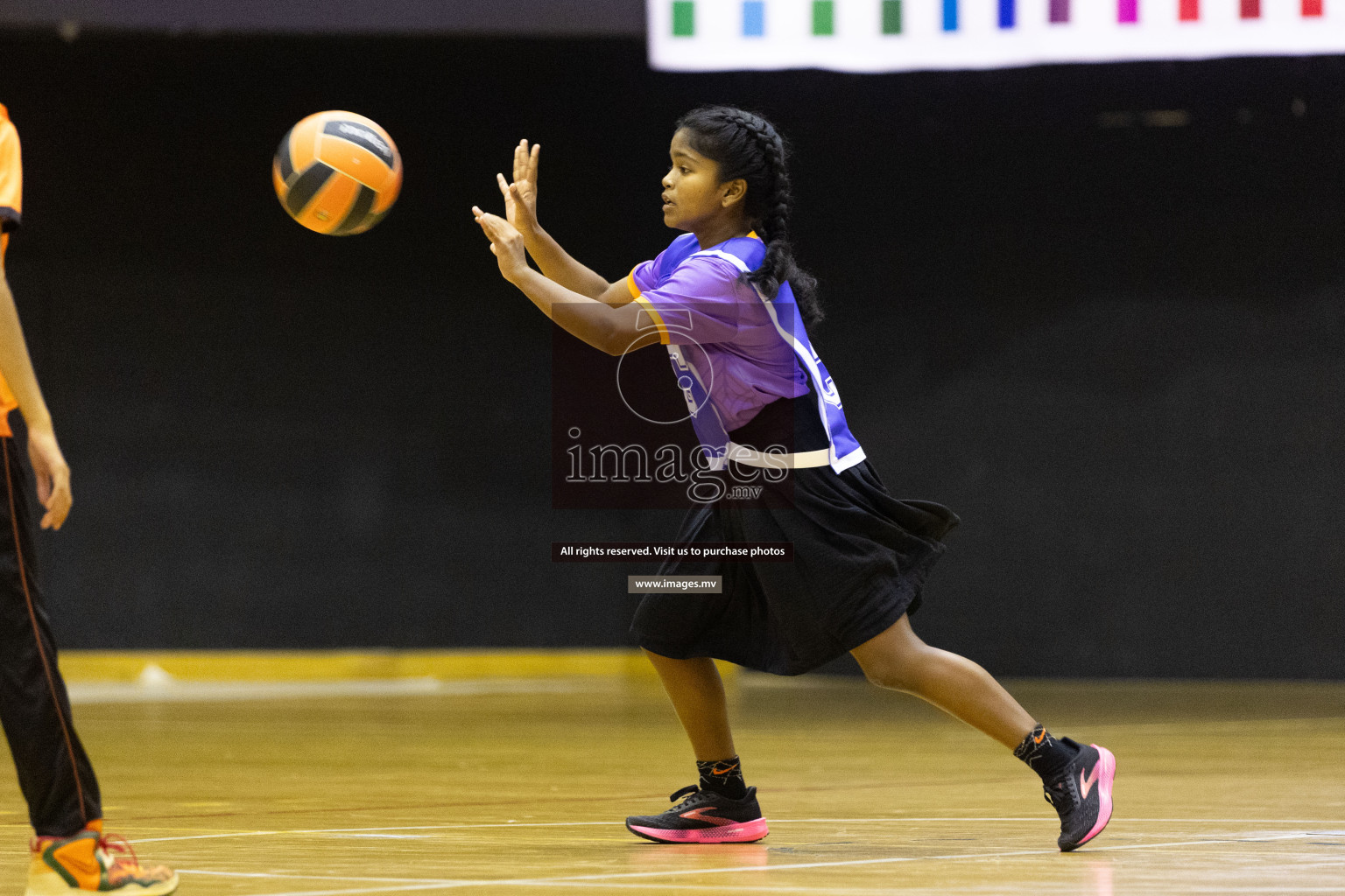 Day 10 of 24th Interschool Netball Tournament 2023 was held in Social Center, Male', Maldives on 5th November 2023. Photos: Nausham Waheed / images.mv