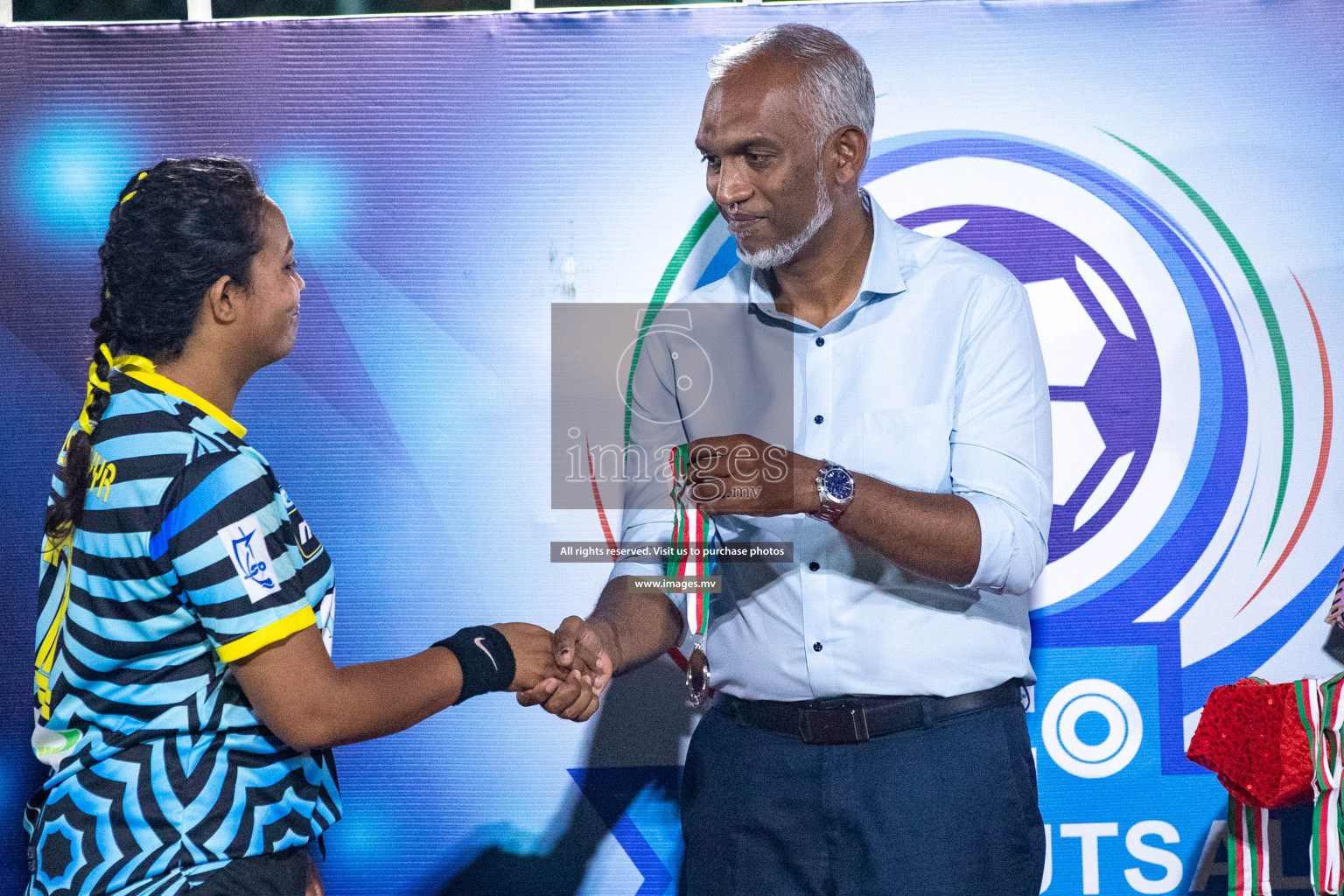 Final of MFA Futsal Tournament 2023 on 10th April 2023 held in Hulhumale'. Photos: Nausham waheed /images.mv