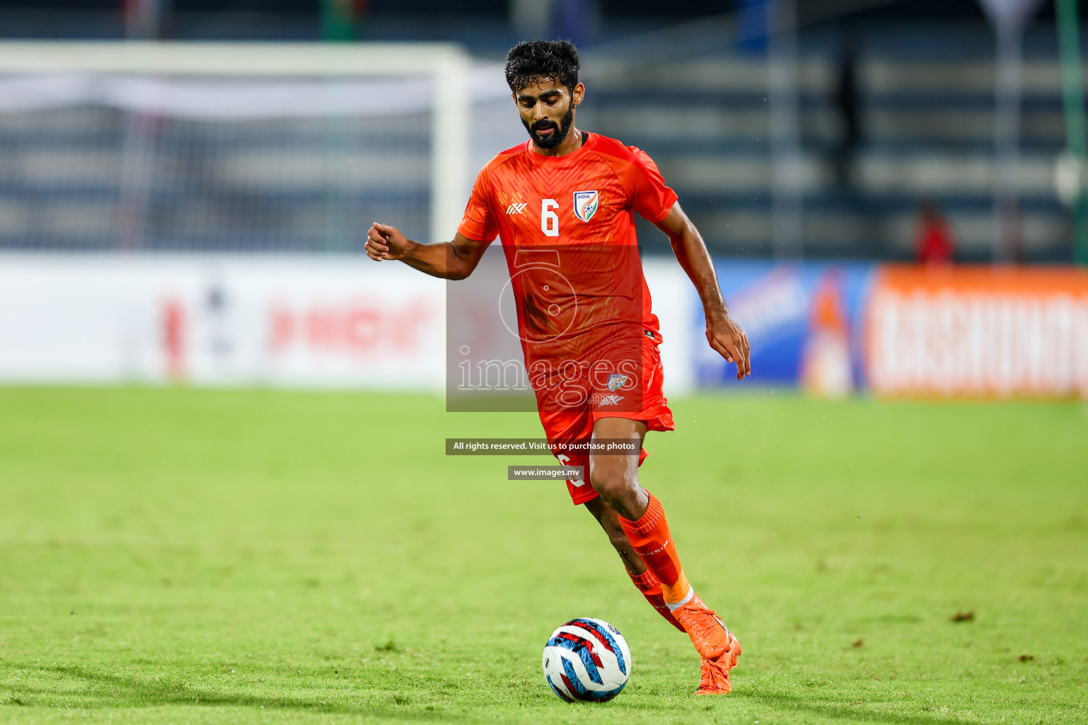 Nepal vs India in SAFF Championship 2023 held in Sree Kanteerava Stadium, Bengaluru, India, on Saturday, 24th June 2023. Photos: Nausham Waheed, Hassan Simah / images.mv