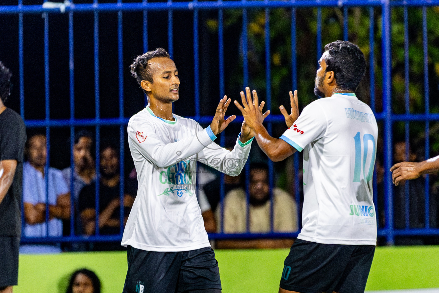 Nala Brothers vs BK Sports Club in Day 3 of Eydhafushi Futsal Cup 2024 was held on Wednesday, 10th April 2024, in B Eydhafushi, Maldives Photos: Nausham Waheed / images.mv