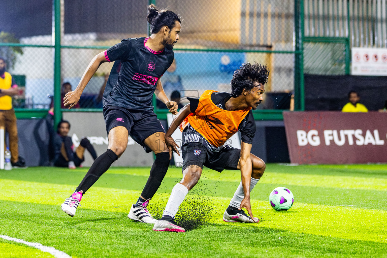 JJ Sports Club vs Club PK in Day 5 of BG Futsal Challenge 2024 was held on Saturday, 16th March 2024, in Male', Maldives Photos: Nausham Waheed / images.mv