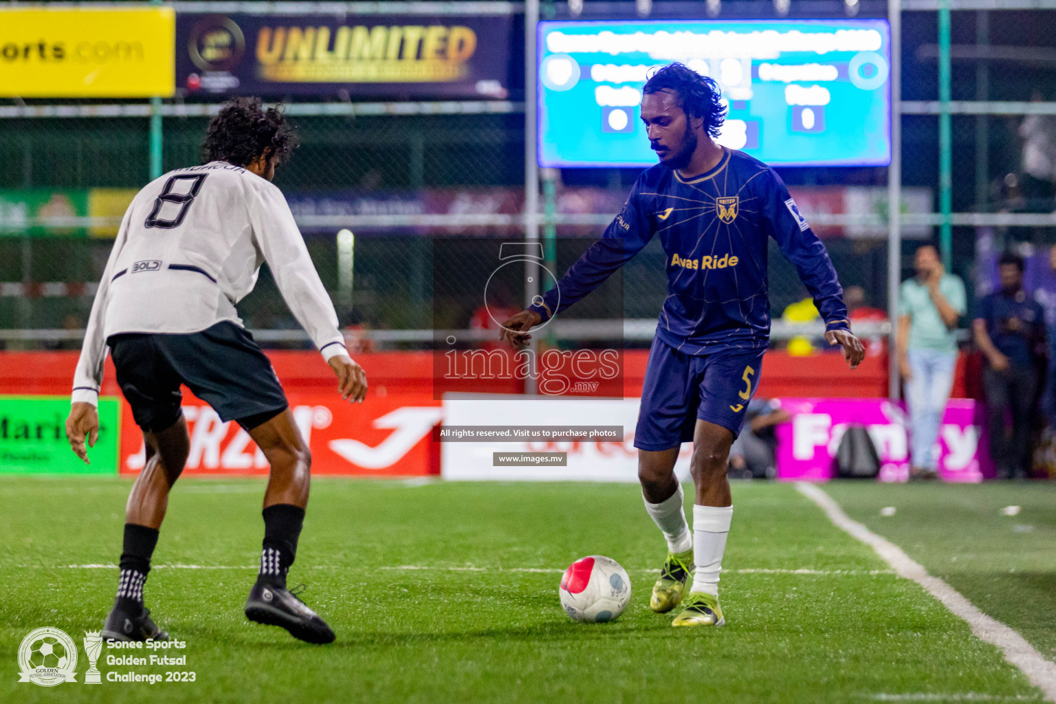 Matchday 23 of Golden Futsal Challenge 2023 on 27 February 2023 in Hulhumale, Male, Maldives