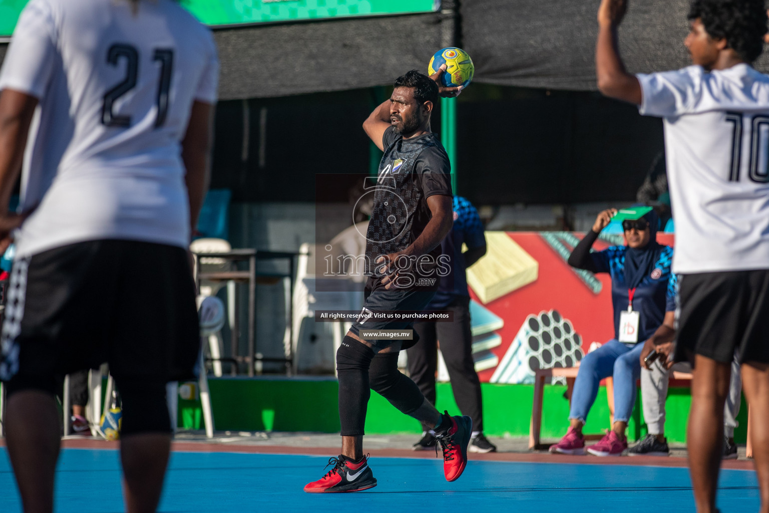 Day 9 of 6th MILO Handball Maldives Championship 2023, held in Handball ground, Male', Maldives on 28th May 2023 Photos: Nausham Waheed/ Images.mv