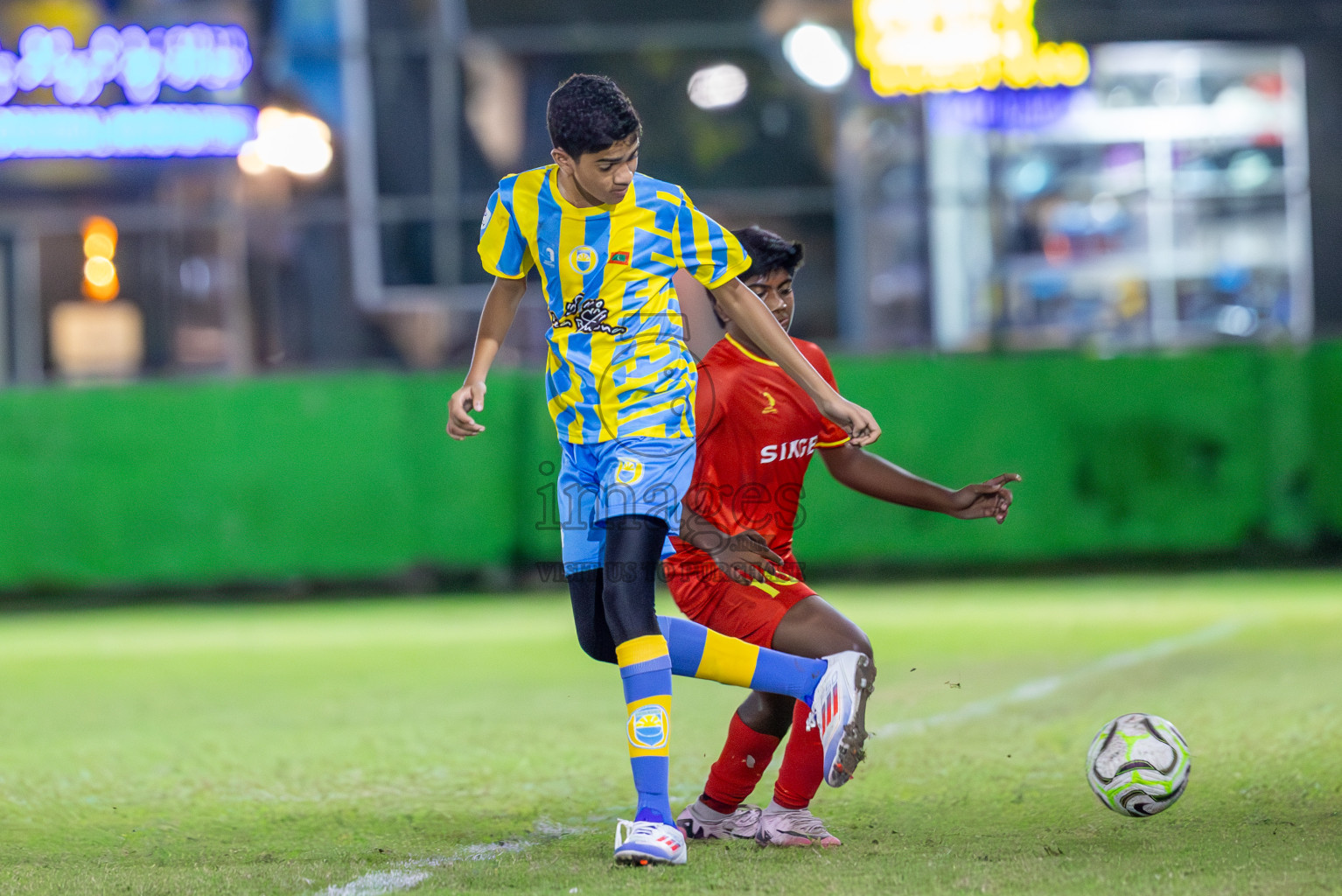 Dhivehi Youth League 2024 - Day 1. Matches held at Henveiru Stadium on 21st November 2024 , Thursday. Photos: Shuu Abdul Sattar/ Images.mv