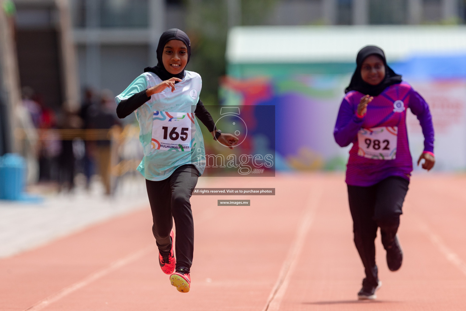 Day two of Inter School Athletics Championship 2023 was held at Hulhumale' Running Track at Hulhumale', Maldives on Sunday, 15th May 2023. Photos: Shuu/ Images.mv