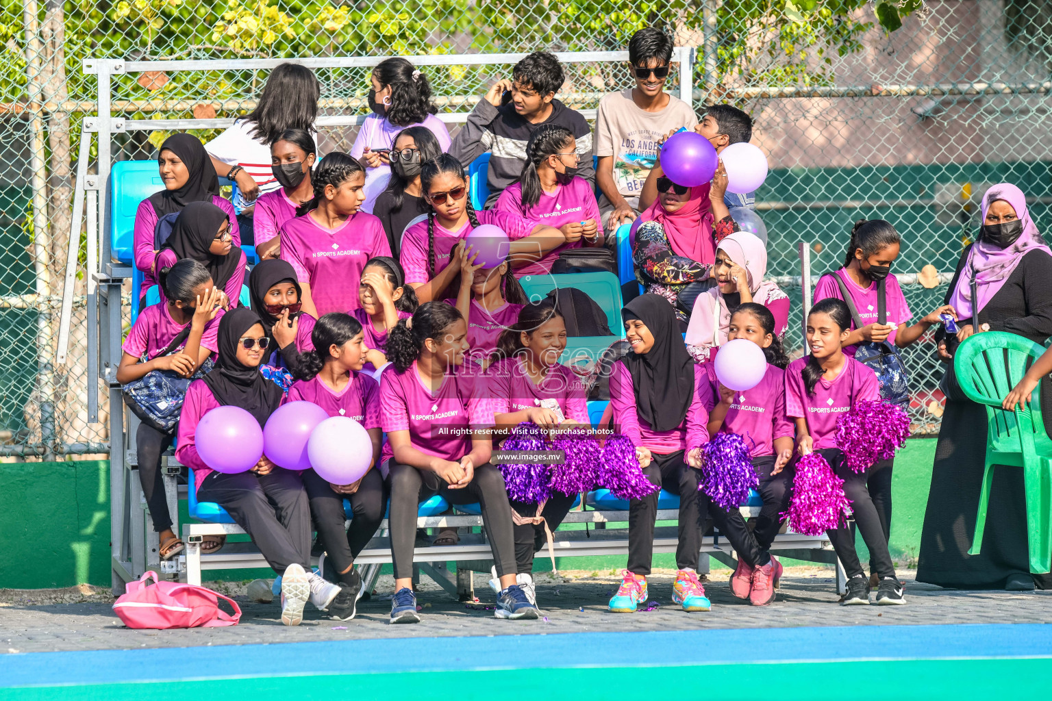 Final of Junior Netball Championship 2022 held in Male', Maldives on 19th March 2022. Photos by Nausham Waheed