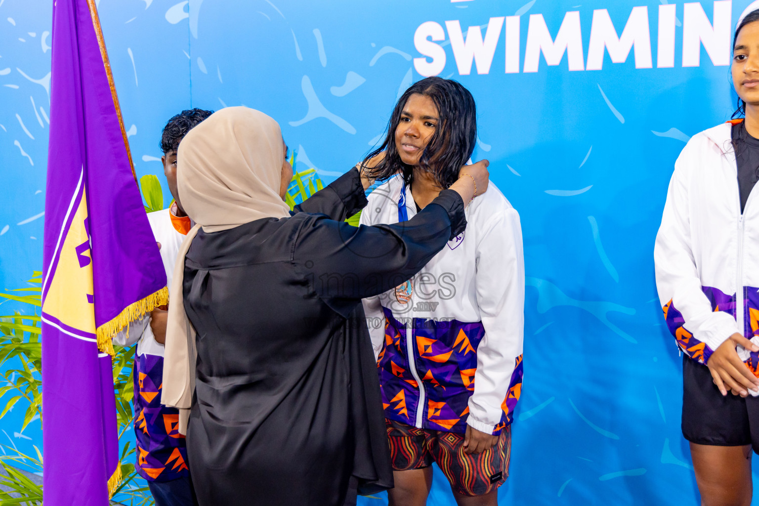 Day 4 of 20th Inter-school Swimming Competition 2024 held in Hulhumale', Maldives on Tuesday, 15th October 2024. Photos: Nausham Waheed / images.mv