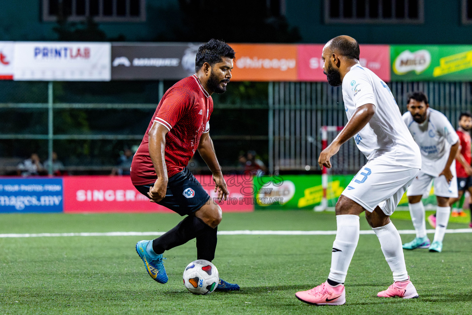 CLUB 220 vs TRADE CLUB in Club Maldives Classic 2024 held in Rehendi Futsal Ground, Hulhumale', Maldives on Thursday, 5th September 2024. Photos: Nausham Waheed / images.mv