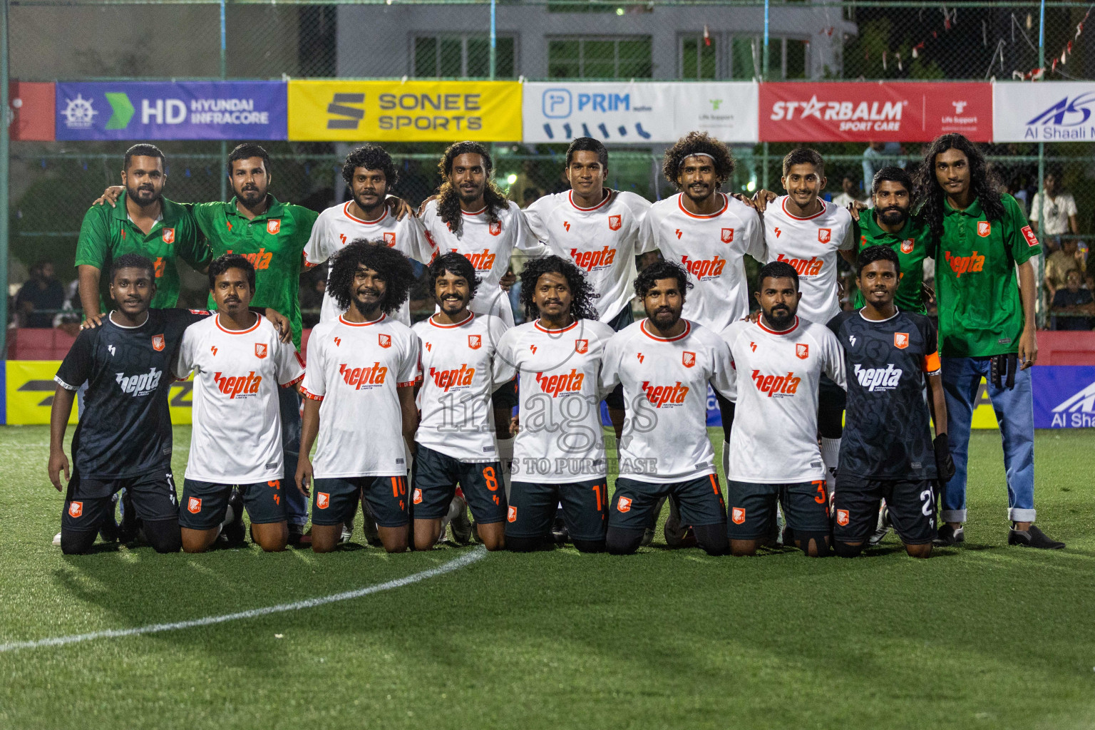 L  Dhanbidhoo vs L Gan in Day 20 of Golden Futsal Challenge 2024 was held on Saturday , 3rd February 2024 in Hulhumale', Maldives Photos: Nausham Waheed / images.mv