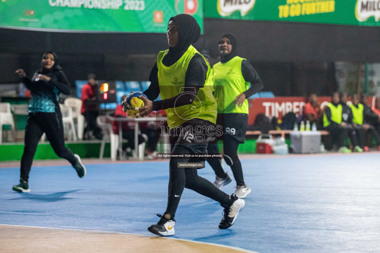 Day 6 of 6th MILO Handball Maldives Championship 2023, held in Handball ground, Male', Maldives on Thursday, 25th May 2023 Photos: Shuu Abdul Sattar/ Images.mv