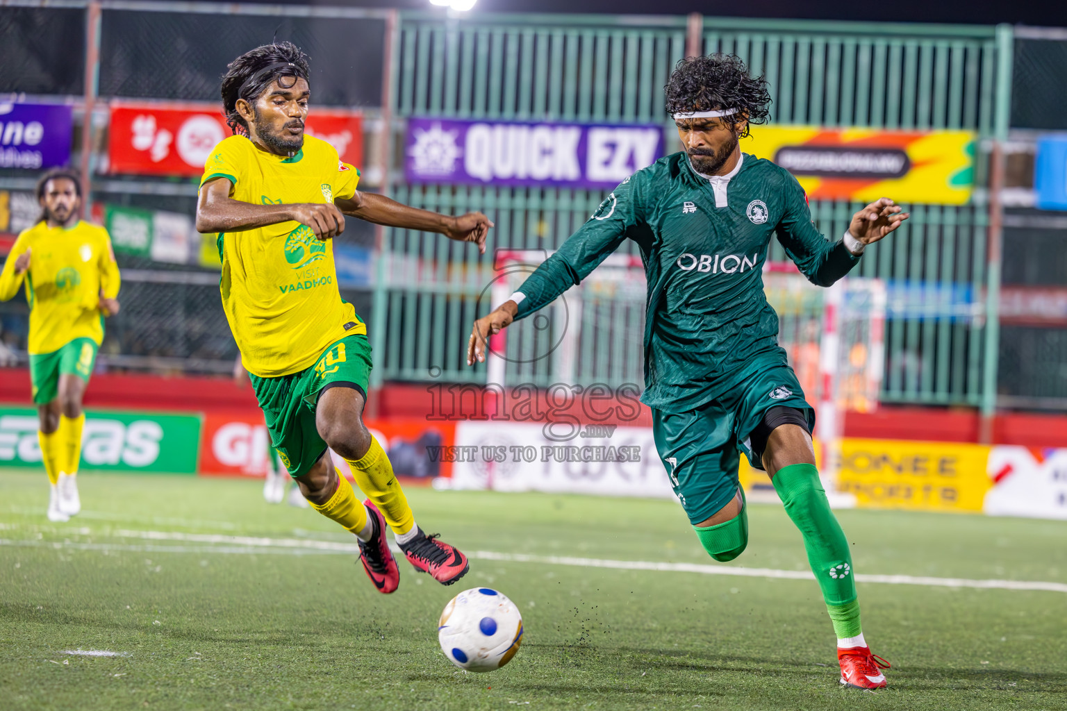 Dhandimagu vs GDh Vaadhoo in Zone Round on Day 28 of Golden Futsal Challenge 2025 was held on Saturday , 1st February 2025, in Hulhumale', Maldives. Photos: Ismail Thoriq / images.mv