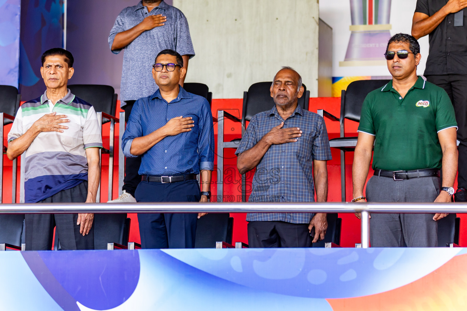 Day 2 of Under 10 MILO Academy Championship 2024 was held at National Stadium in Male', Maldives on Saturday, 27th April 2024. Photos: Nausham Waheed / images.mv