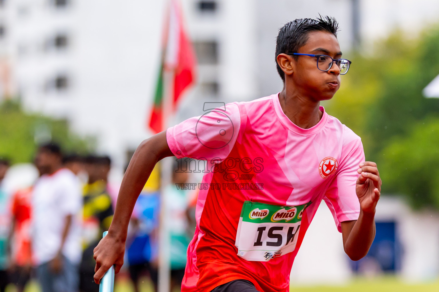 Day 6 of Inter-school Athletics Championship 2025 held in Ekuveni Synthetic Track, Male', Maldives on Sunday, 12th October 2025. Photos by: Nausham Waheed / Images.mv