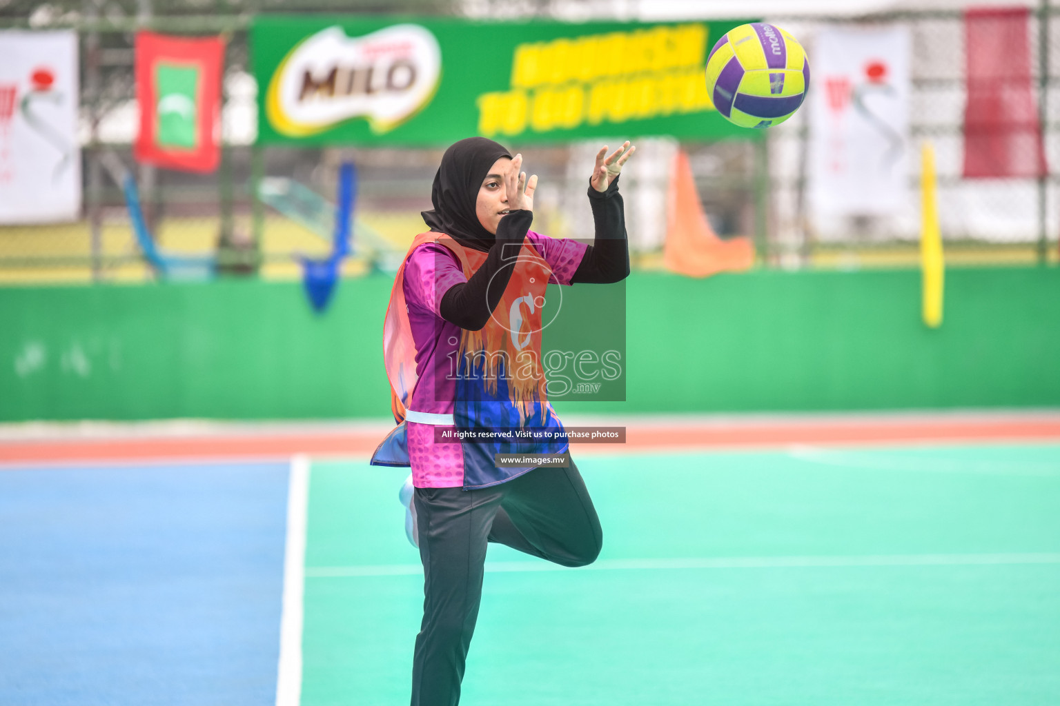 Day 10 of Junior Netball Championship 2022 held in Male', Maldives. Photos by Nausham Waheed