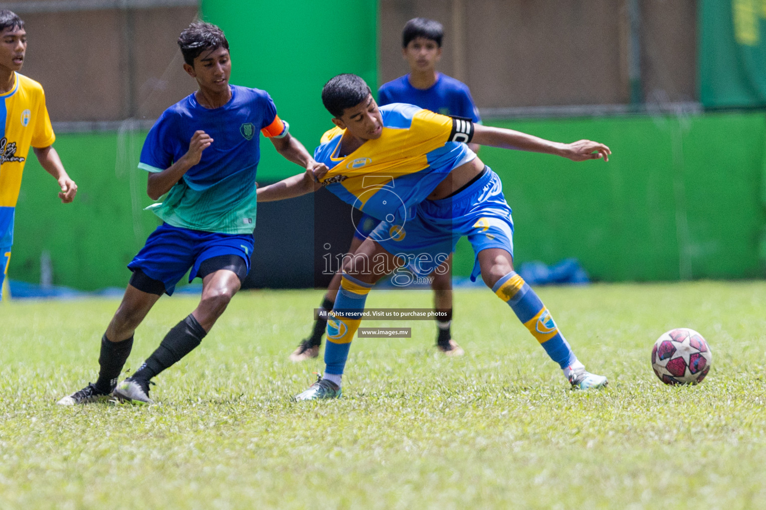 Day 2 of MILO Academy Championship 2023 (u14) was held in Henveyru Stadium Male', Maldives on 4th November 2023. Photos: Nausham Waheed / images.mv