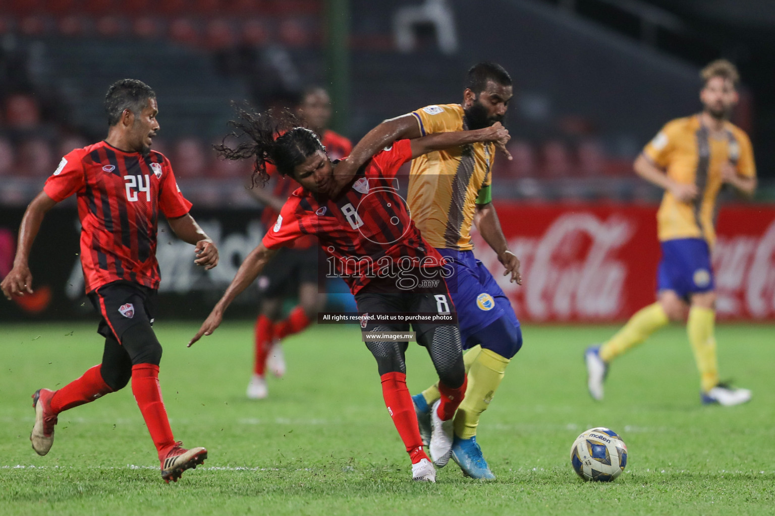 Club Valencia vs TC Sports Club in Dhiraagu Dhivehi Premier League 2020-21 on 09 January 2021 held in Male', Maldives