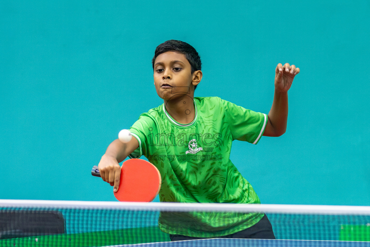 Day 3 of Interschool Table Tennis Tournament 2025 held at Male' TT Hall, Male', Maldives on Saturday, 17th May 2025. Photos By: Mohamed Mahfooz Moosa / images.mv