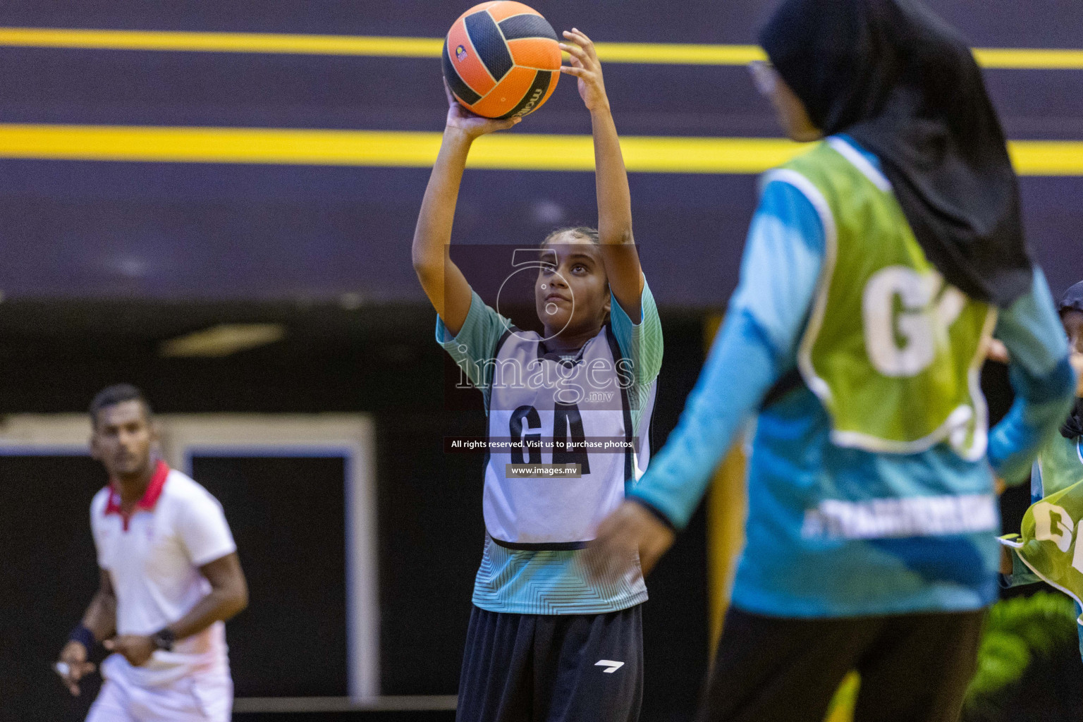 Day5 of 24th Interschool Netball Tournament 2023 was held in Social Center, Male', Maldives on 31st October 2023. Photos: Nausham Waheed / images.mv