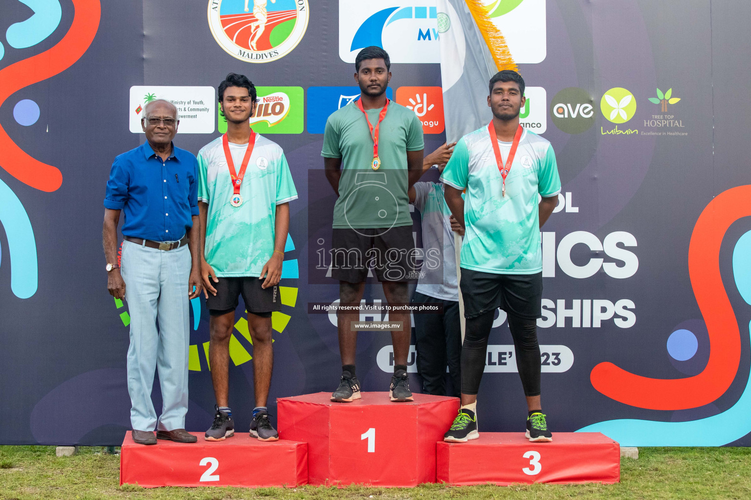 Day three of Inter School Athletics Championship 2023 was held at Hulhumale' Running Track at Hulhumale', Maldives on Tuesday, 16th May 2023. Photos: Nausham Waheed / images.mv