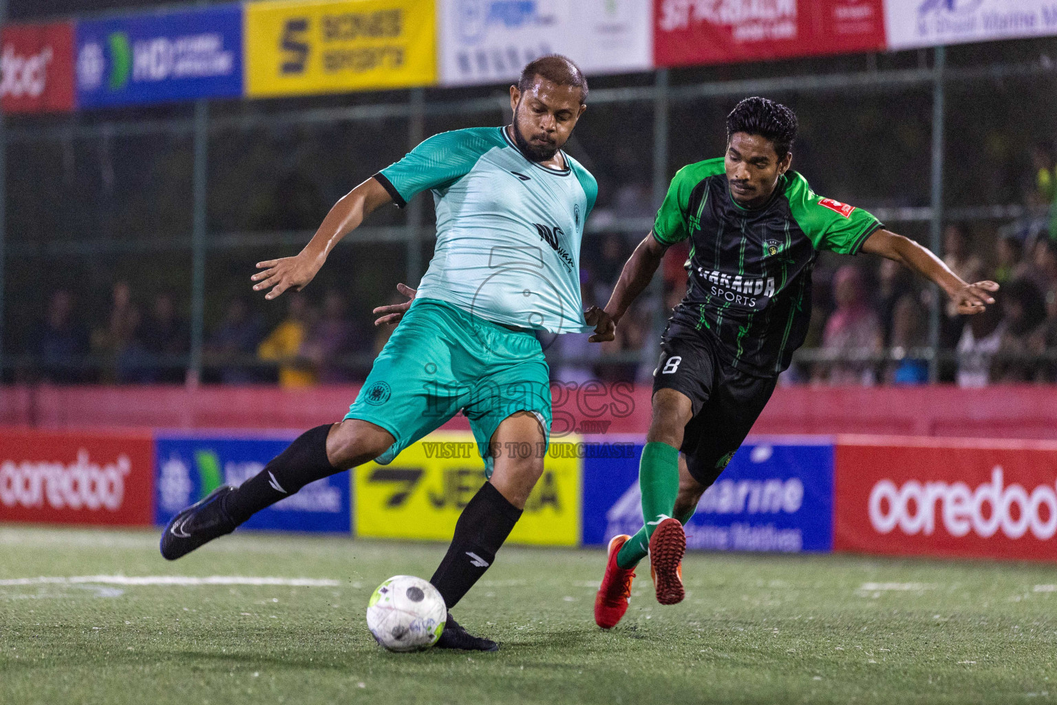 HA Thakandhoo vs HA Vashafaru in Day 9 of Golden Futsal Challenge 2024 was held on Tuesday, 23rd January 2024, in Hulhumale', Maldives Photos: Nausham Waheed / images.mv