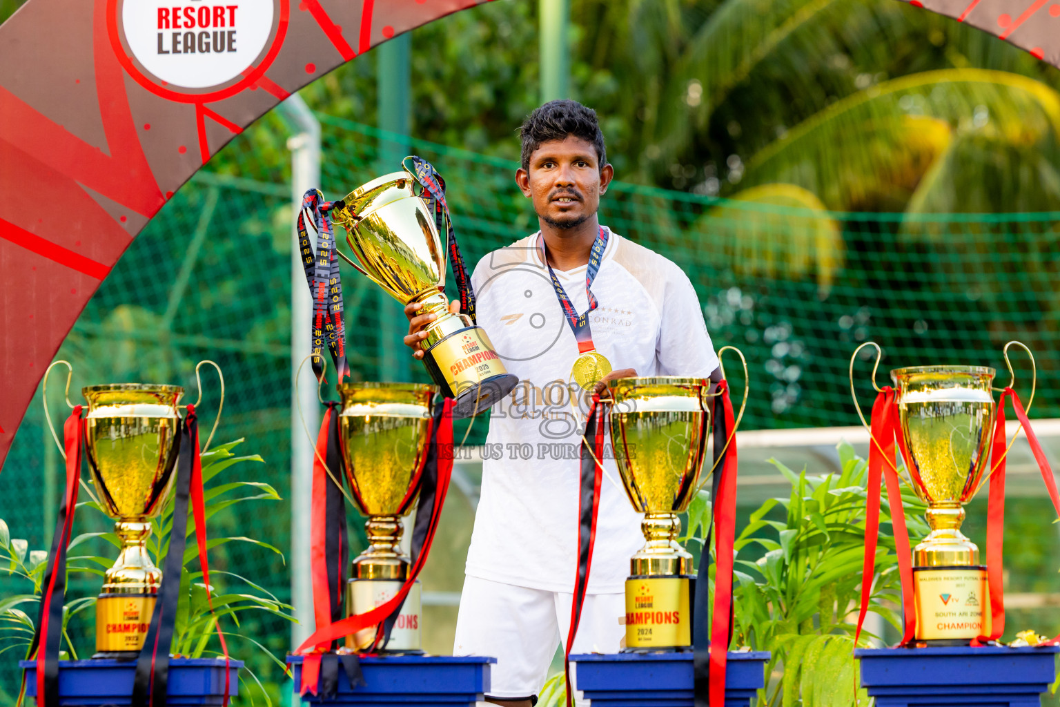 Barcelo vs Conrad in the Final of Resort League 2025 (Ari Zone) was held on Sunday, 28th June 2025 in Conrad Maldives Rangali Island, Alif Dhaalu Atoll, Maldives. Photos: Nausham Waheed / images.mv