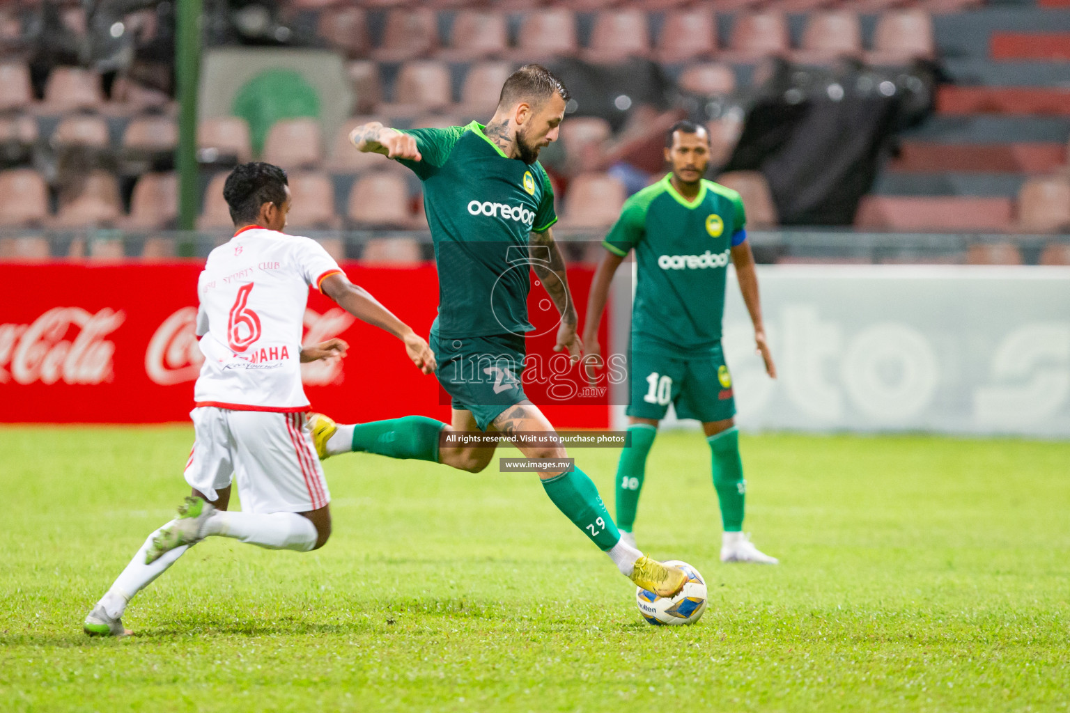 Maziya Sports & Recreation vs Buru Sports Club in President's Cup 2023, held on 20 April 2023 in National Football Stadium, Male', Maldives Photos: Hassan Simah, Mohamed Mahfooz