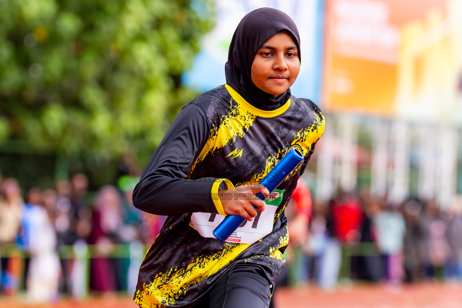 Day 6 of Inter-school Athletics Championship 2025 held in Ekuveni Synthetic Track, Male', Maldives on Sunday, 12th October 2025. Photos by: Nausham Waheed / Images.mv
