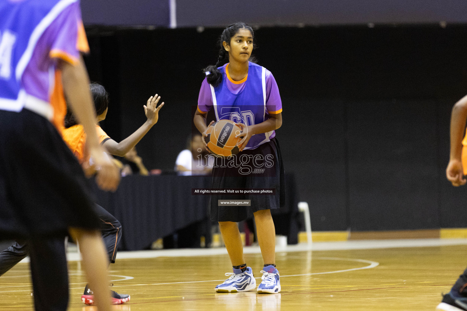 Day 10 of 24th Interschool Netball Tournament 2023 was held in Social Center, Male', Maldives on 5th November 2023. Photos: Nausham Waheed / images.mv