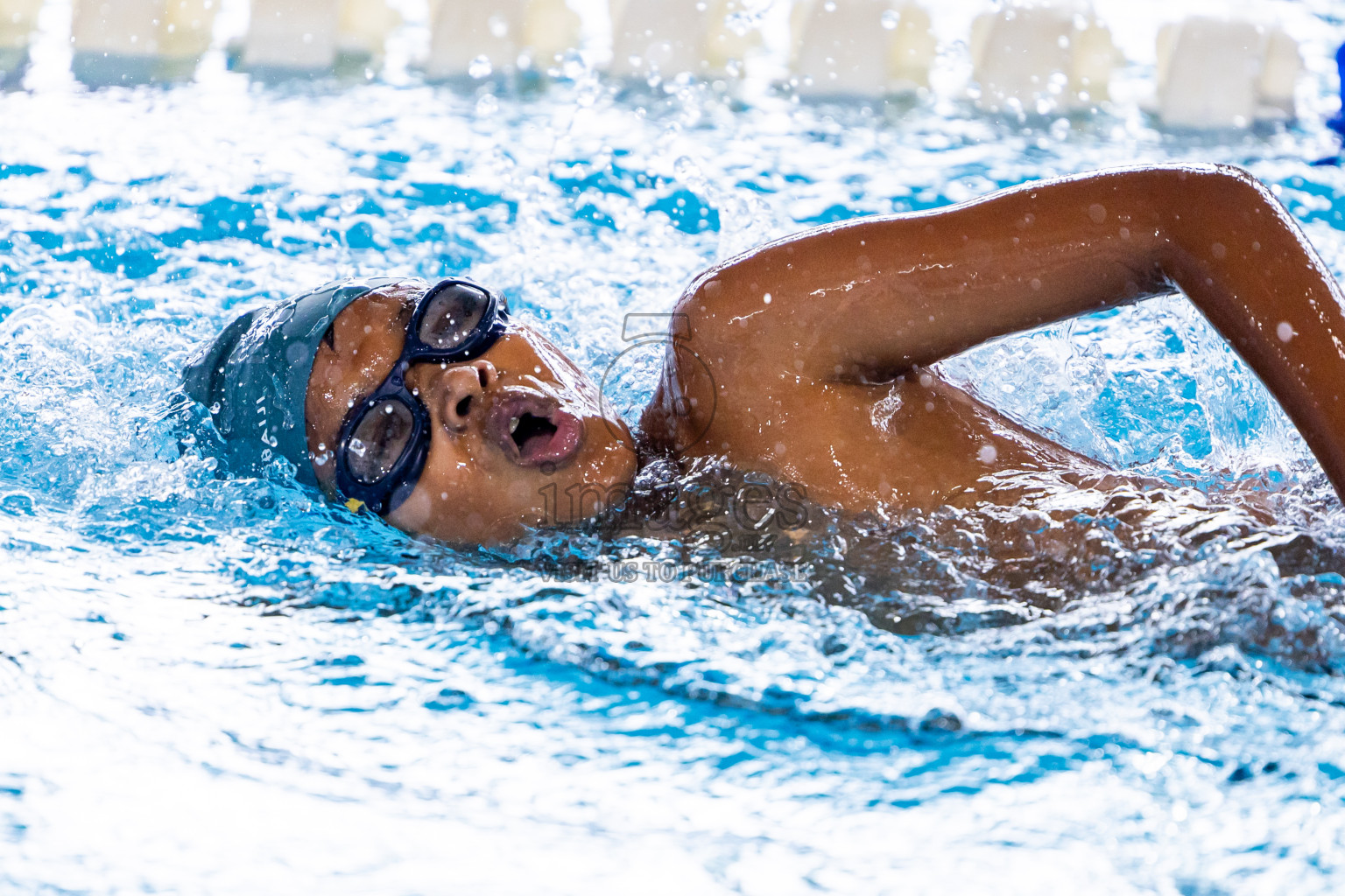 Day 3 of 20th BMLInter-school Swimming Competition 2024 held in Hulhumale', Maldives on Monday, 14th October 2024. Photos: Nausham Waheed / images.mv