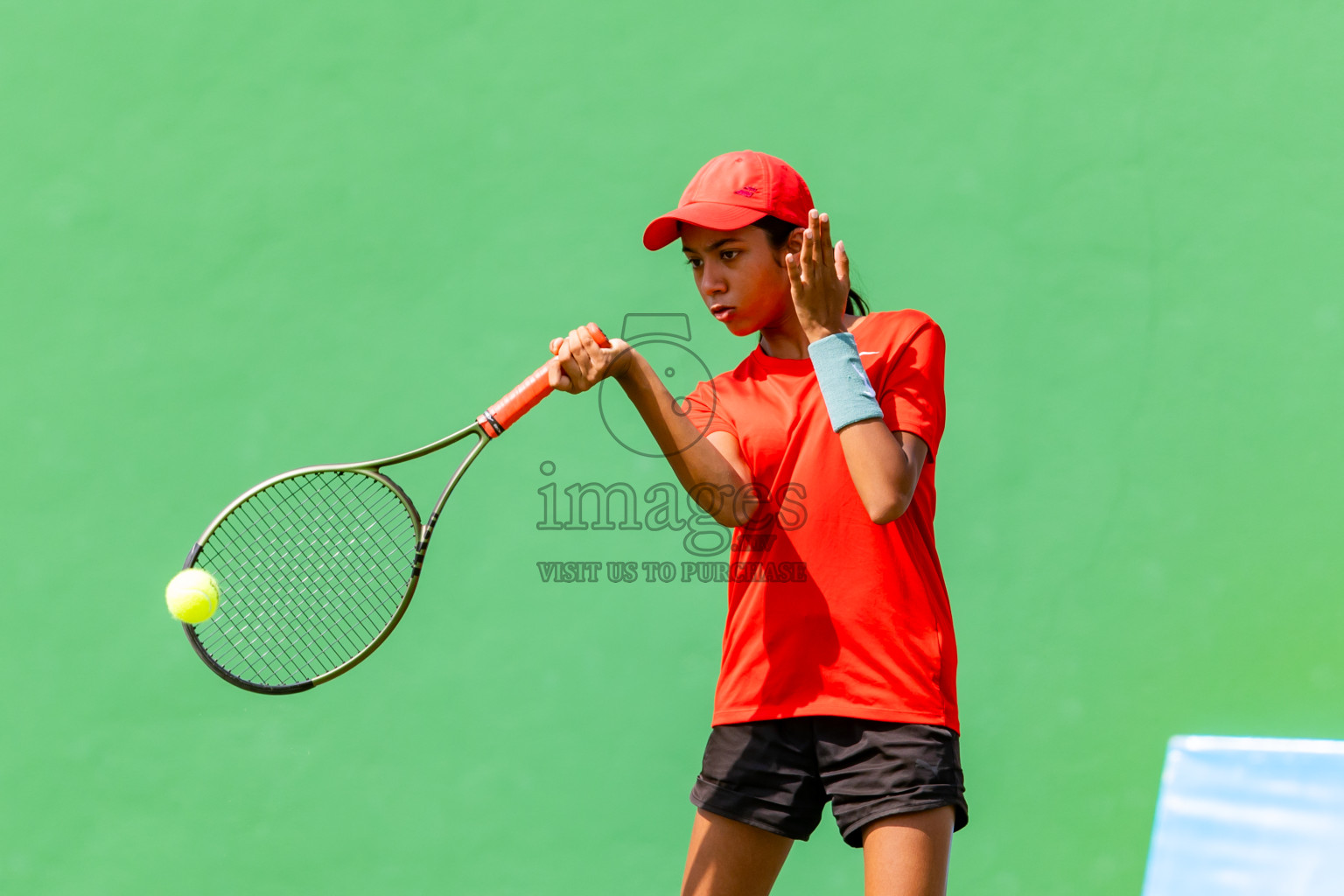 Day 2 of ATF Maldives Junior Open Tennis was held in Male' Tennis Court, Male', Maldives on Tuesday, 10th December 2024. Photos: Nausham Waheed / images.mv