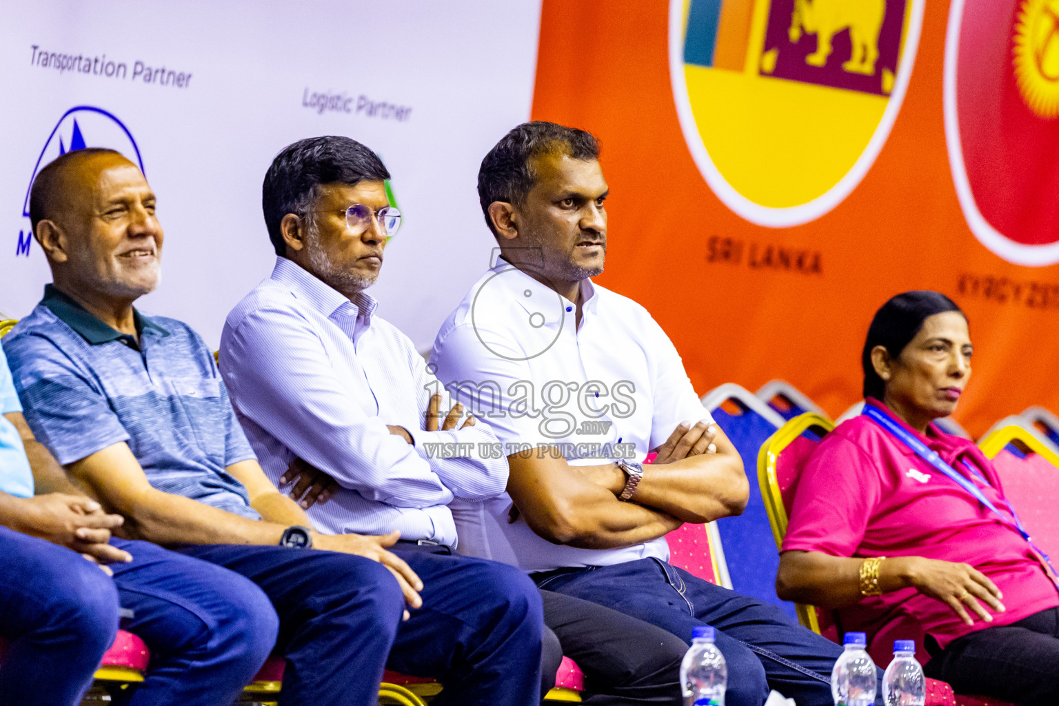 Sri Lanka vs Maldives in Semi Final of CAVA U20 Woman's Volleyball Championship 2024 was held in Social Center, Male', Maldives on 22nd July 2024. Photos: Nausham Waheed / images.mv