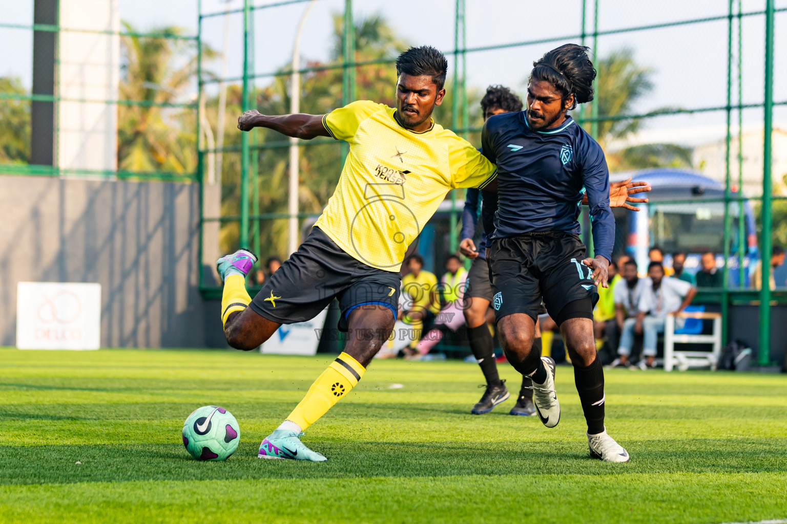 Nova SC vs Xephyrs in Day 5 of BG Futsal Challenge 2024 was held on Saturday, 16th March 2024, in Male', Maldives Photos: Nausham Waheed / images.mv