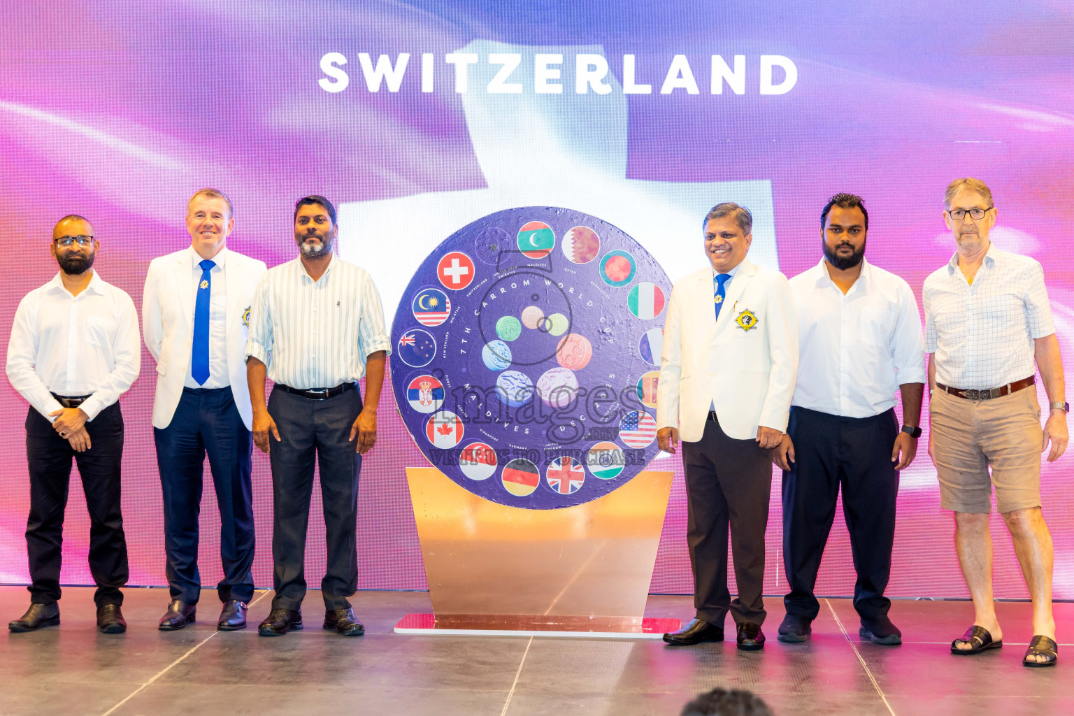 Opening Ceremony of 7th Carrom World Cup was held on Tuesday, 2nd November 2025 at Barceló Nasandhura Male', Maldives. Photos: Nausham Waheed / images.mv