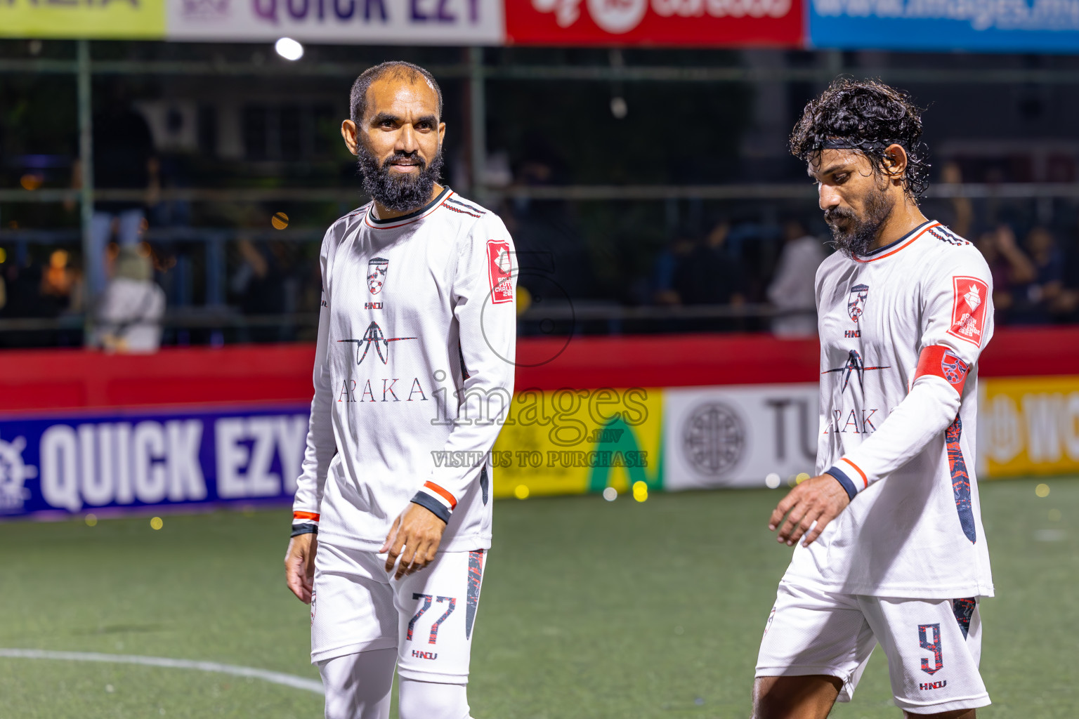 Sh Milandhoo vs R Inguraidhoo in Zone Round on Day 27 of Golden Futsal Challenge 2025 was held on Friday , 31st January 2025, in Hulhumale', Maldives. Photos: Ismail Thoriq / images.mv