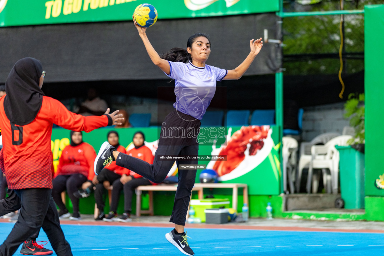 Day 4 of 7th Inter-Office/Company Handball Tournament 2023, held in Handball ground, Male', Maldives on Monday, 18th September 2023 Photos: Nausham Waheed/ Images.mv