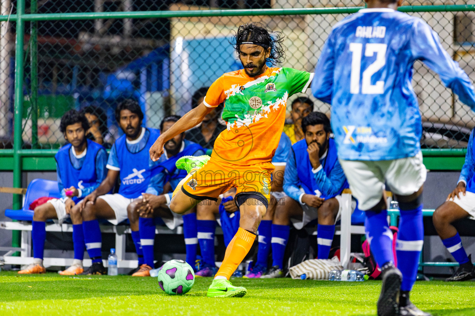 UNF vs Holiday SC in Day 8 of BG Futsal Challenge 2024 was held on Tuesday, 19th March 2024, in Male', Maldives Photos: Nausham Waheed / images.mv