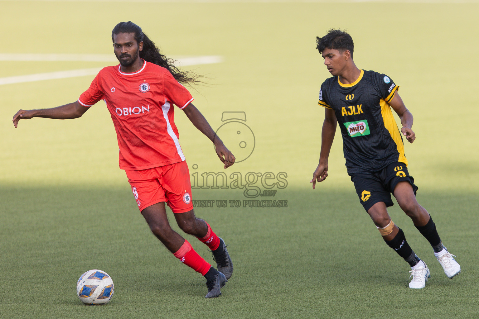 CC Sports Club VS Aajeelakah Eydhafushi FA in Day 6 of Eydhafushi Cup 2025 held in Eydhafushi Football Stadium at B. Eydhafushi, Maldives on Wednesday, 10th September 2025. Photos: Arif Rasheed / images.mv
