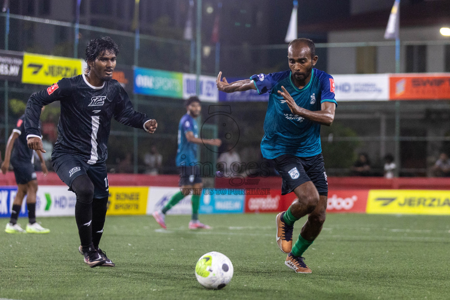 F Feeali vs F Bilehdhoo in Day 8 of Golden Futsal Challenge 2024 was held on Monday, 22nd January 2024, in Hulhumale', Maldives Photos: Nausham Waheed / images.mv