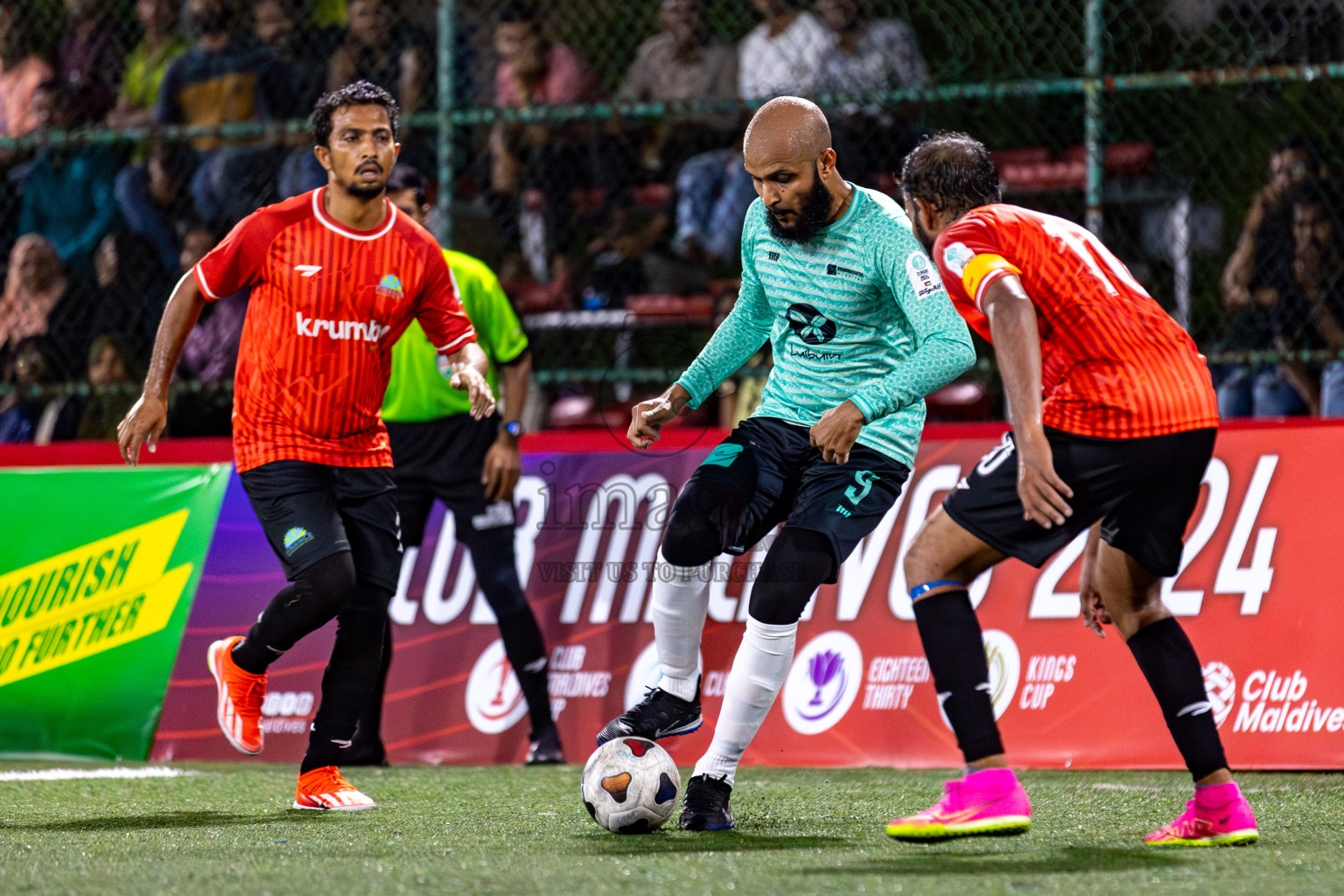 DHARUMAVANTHA vs FINANCE RC in Club Maldives Classic 2024 held in Rehendi Futsal Ground, Hulhumale', Maldives on Tuesday, 10th September 2024. 
Photos: Mohamed Mahfooz Moosa / images.mv