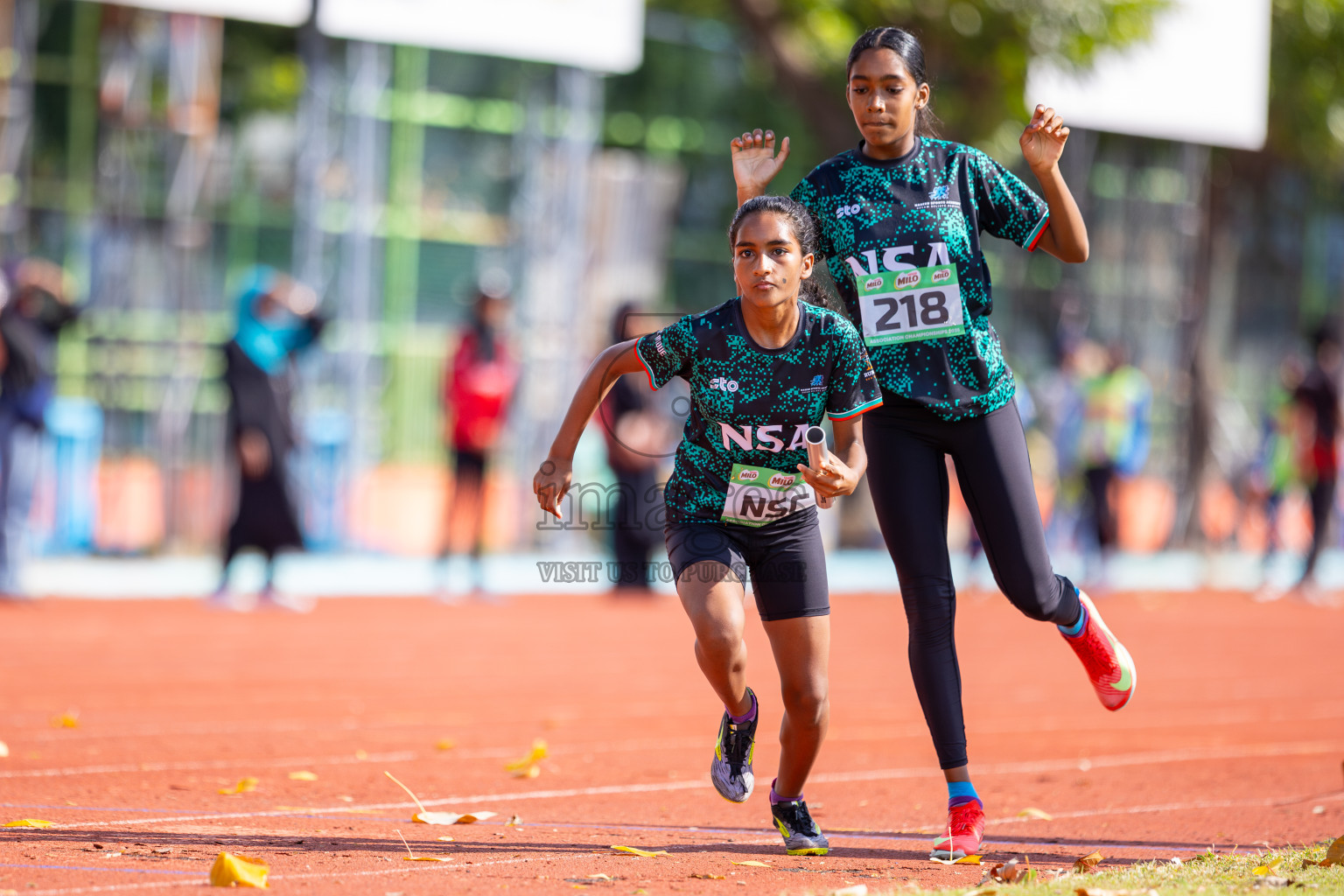 Day 3 of 12th Milo Association Championships was held in Ekuveni Track at Male', Maldives on Saturday, 26th April 2025. Photos: Ismail Thoriq / images.mv