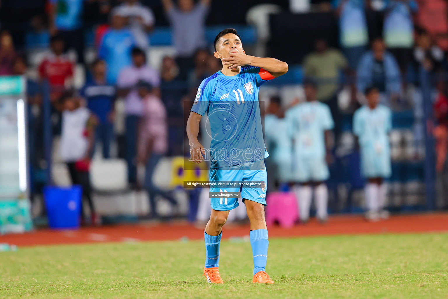 Lebanon vs India in the Semi-final of SAFF Championship 2023 held in Sree Kanteerava Stadium, Bengaluru, India, on Saturday, 1st July 2023. Photos: Nausham Waheed, Hassan Simah / images.mv