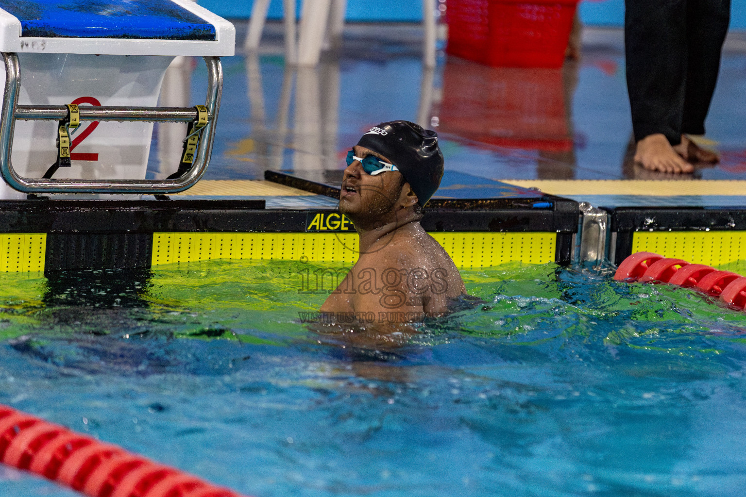 Day 2 of National Swimming Competition 2024 held in Hulhumale', Maldives on Saturday, 14th December 2024. Photos: Hassan Simah / images.mv