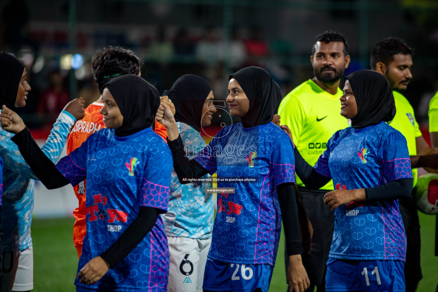 MPL vs Club MYS in Eighteen Thirty Women's Futsal Fiesta 2022 was held in Hulhumale', Maldives on Monday, 21st October 2022. Photos: Hassan Simah / images.mv