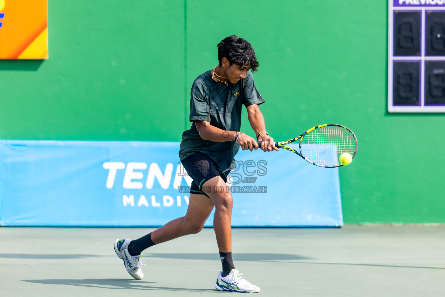 Day 4 of ATF Maldives Junior Open Tennis was held in Male' Tennis Court, Male', Maldives on Thursday, 12th December 2024. Photos: Nausham Waheed/ images.mv