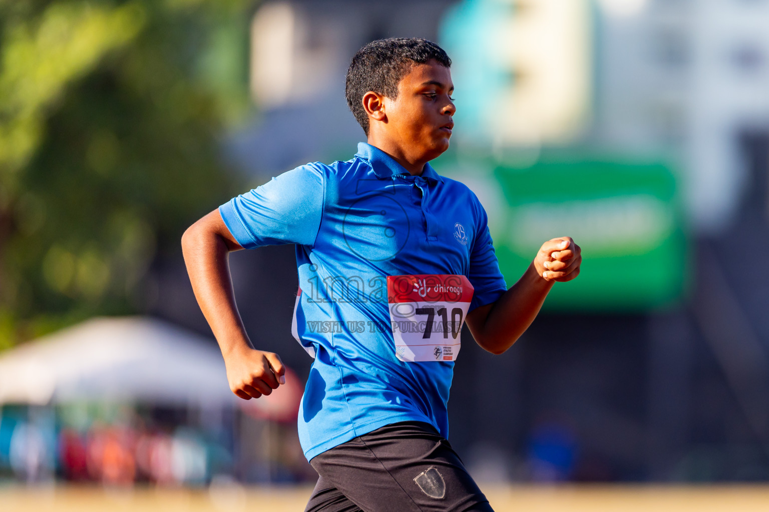 Day 1 of Inter-school Athletics Championship 2025 held in Ekuveni Synthetic Track, Male', Maldives on Monday, 06th October 2025. Photos by: Nausham Waheed / Images.mv